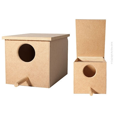 Wooden Finch Nest Box, Nest boxes for birds, Pet Essentials Warehouse