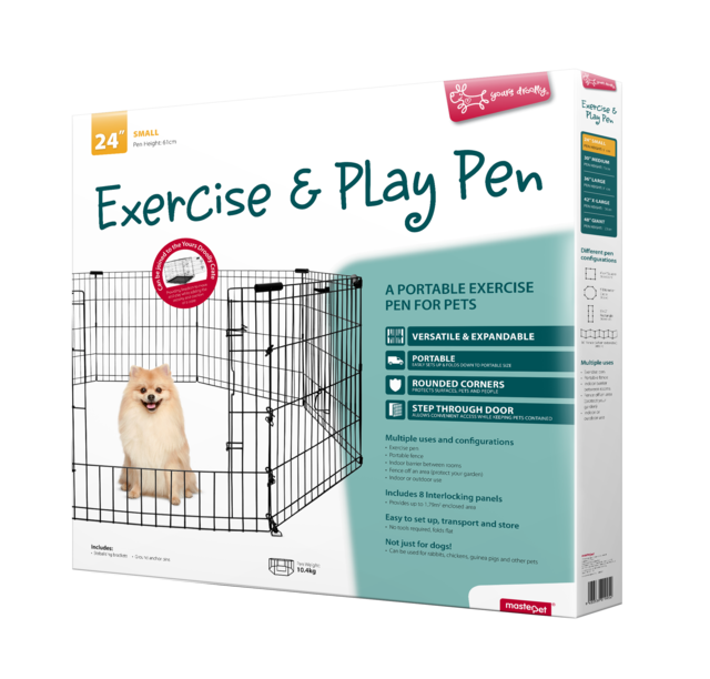 Yours Droolly Exercise Play Pen, Exercise pens for pets, dog pens, Pet Essentials Warehouse
