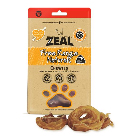 Zeal Free Range Chewies, Zeal Dog Treats, Chew Treats for dogs, Pet Essentials Warehouse