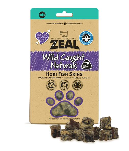 Zeal Wild Caught Hoki Skins, zeal dog treats, treats for dogs, Zeal, Pet Essentials Warehouse