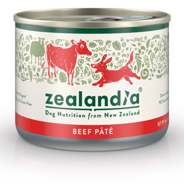 Zealandia Beef Pate Wet Dog Food, Wet food for dogs, Zealandia pet food, Pet Essentials Warehouse