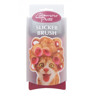 Trouble & Trix Slicker Brush, Slicker brush for cats, Glamour Puss, Pet Essentials Warehouse