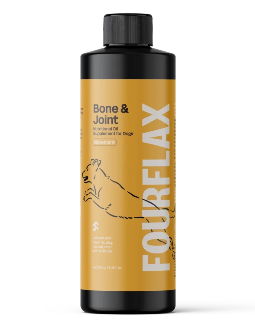 Fourflax Bone & Joint Oil Supplement 250ml, pet essentials warehouse