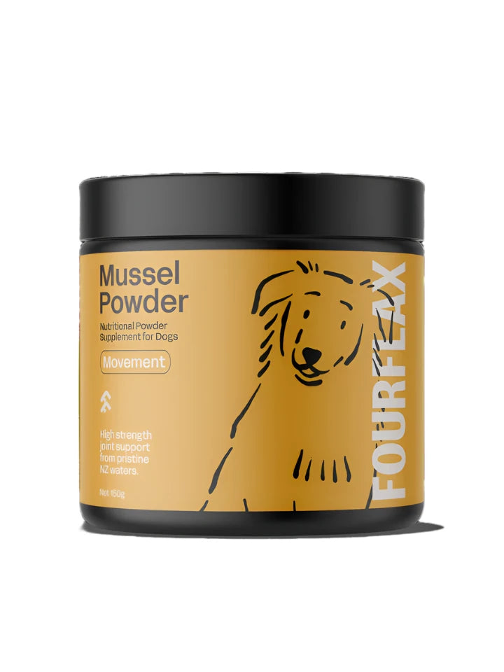 Fourflax Canine Mussel Powder, Green Lipped Mussel, Dog Fourflax, Fourflax for dogs, Pet Essentials Warehouse
