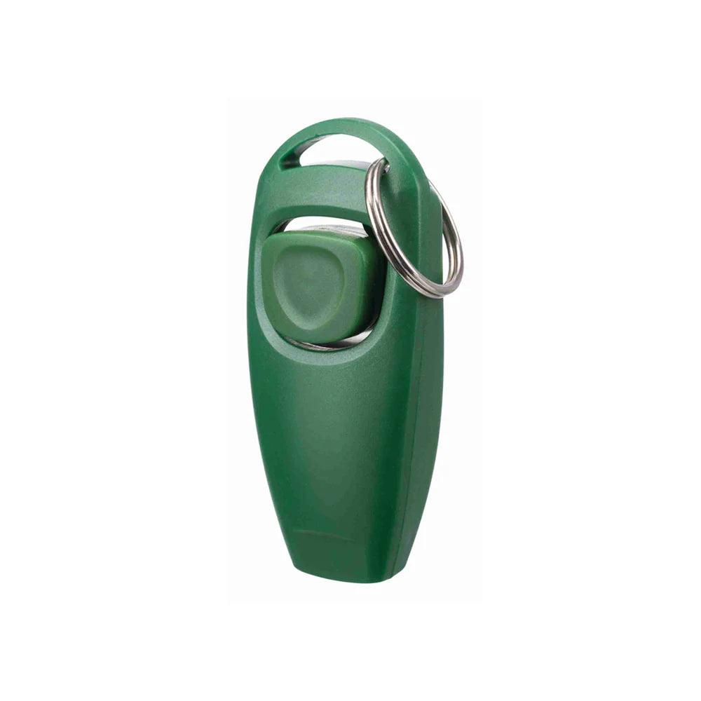 Dog Training Clicker With Whistle, Dog Clicker green, Pet Essentials Warehouse