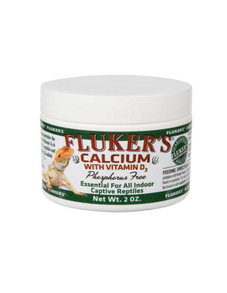 Fluker's Calcium Powder With D3, Bearded Dragon Calcium Powder 