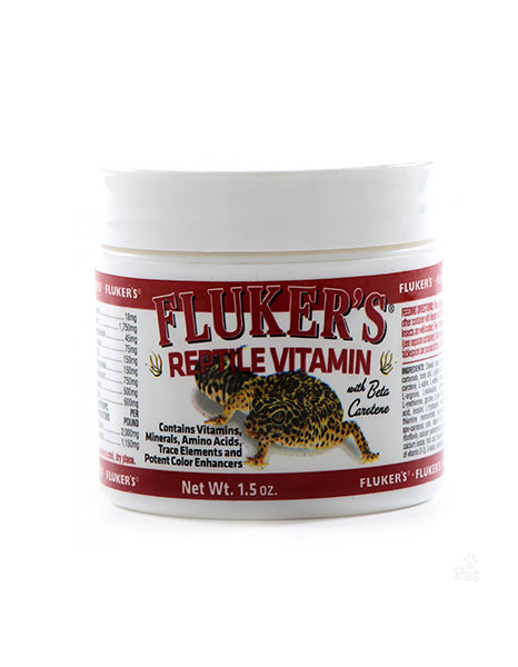 Flukers Vitamin Powder, Reptile Vitamin powder, Vitamins for reptiles, Pet Essentials Warehouse