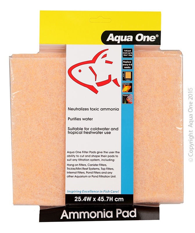 Aqua One Self Cut Ammonia Pad, Ammonia Pad, Pet Essentials Warehouse