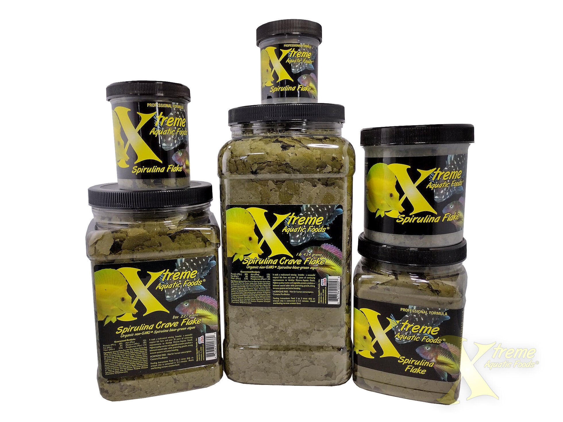 Xtreme Spirulina Flake Fish Food