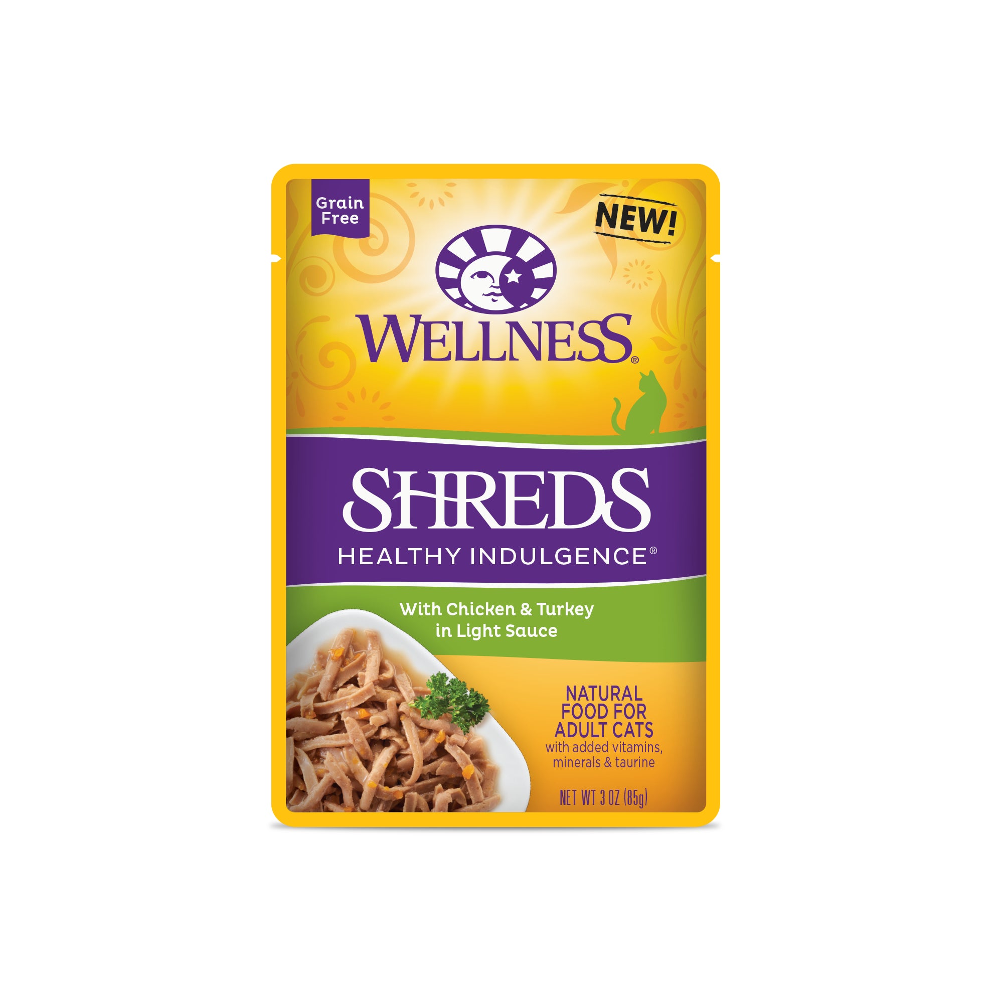 Wellness Cat Shreds Chicken Turkey Cat Food