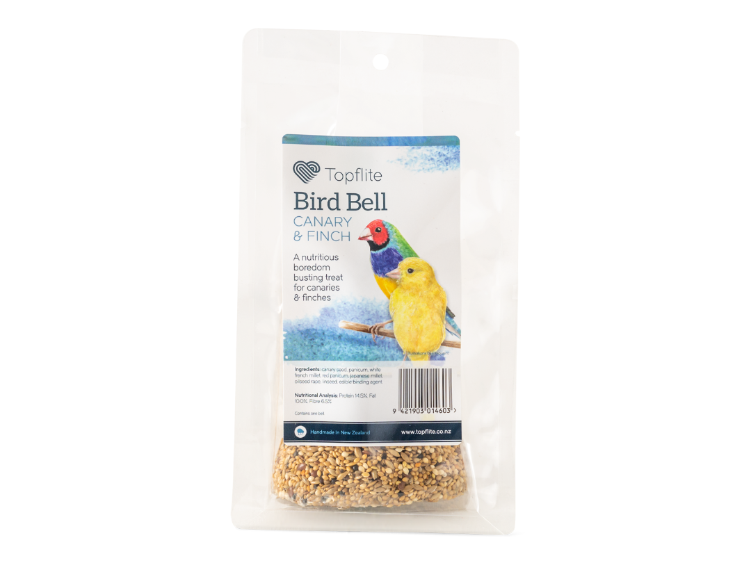 Topflite Canary & Finch Seed Bell 100g, topflite canary seed bell 100g, pet essentials warehouse