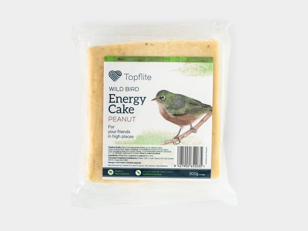 Topflite Wild Bird Nutty Peanut Energy Cake 300g, pet essentials warehouse