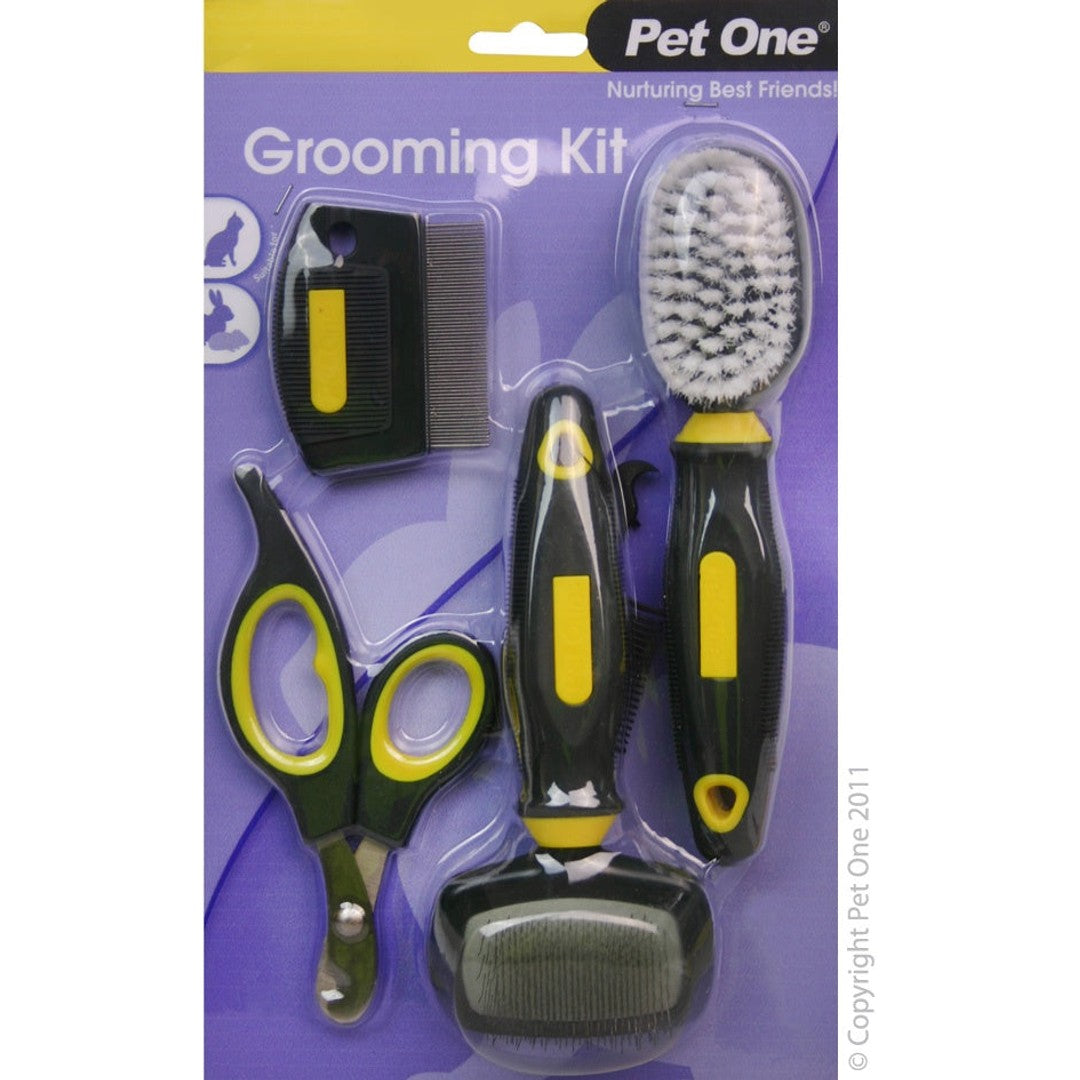  Pet One Grooming Cat & Small Animal Care Kit, Grooming for rabbits, Grooming for small pets, Grooming for cats, Pet Essentials Warehouse, Grooming Kit