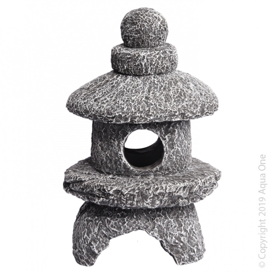 Aqua One Ornament Stone Lantern, Aqua One Ornaments, pet essentials warehouse