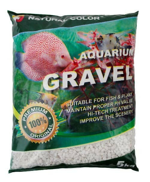 Aquarium Gravel Natural White 3-5mm 1kg - Allpet Aquarium Gravel