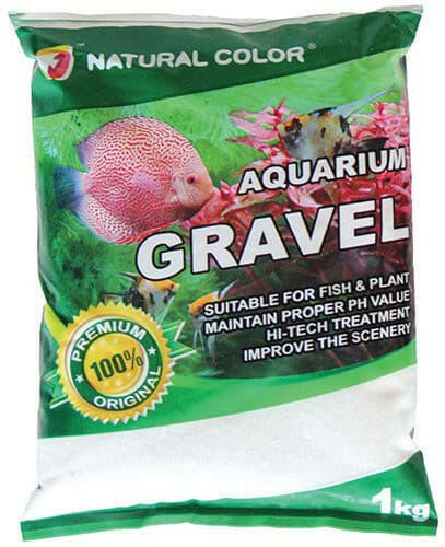 Aquarium Gravel Silica White 1kg