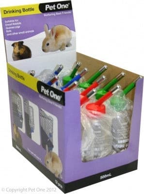 Pet One Deluxe Drink Bottle 500ml, Pet Essentials Warehouse