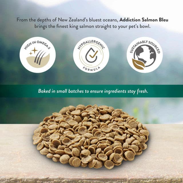 Addiction Grain-Free Salmon Bleu Dry Dog Food, addicction kebbles, pet essentials