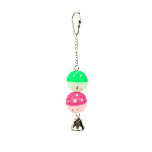 Avian Care Two Lattice Balls & Bell