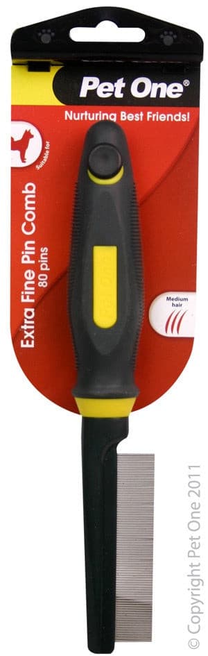 Pet One Grooming Extra Fine Pin Comb