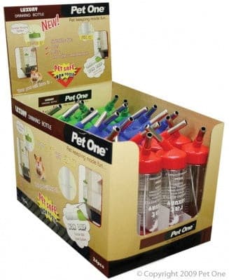 Pet One Deluxe Drinking Bottle 250ml, Pet Essentials Warehouse