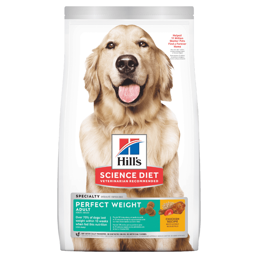 Hills Science Diet Perfect Weight adult dog food, pet essentials warehouse napier, hills dog biscuits