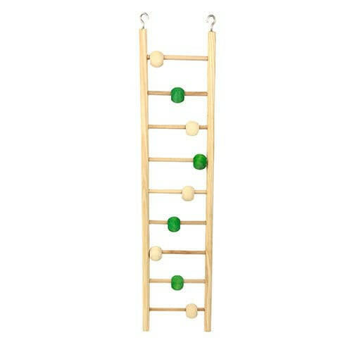 Avian Care Bird Wooden Ladder With Beads 9 Rung, Pet Essentials Napier, Pet Essentials Warehouse