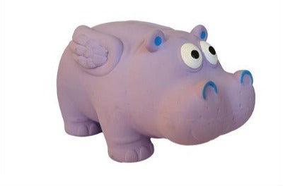 Latex Squeaky Grunter Flying Hippo 15cm,  Pet Essentials Napier, Pets Warehouse, Pet Essentials Hastings