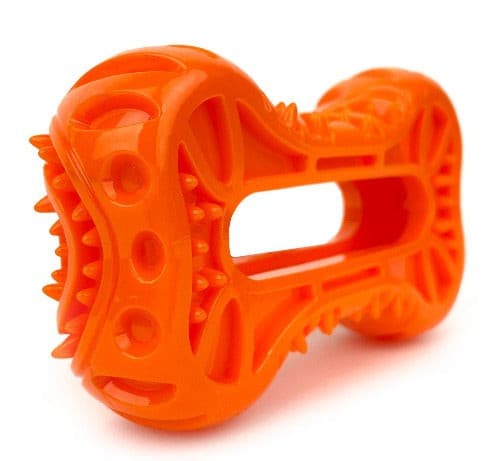 Ruff Play Dental Bone orange, Allpet Ruff play NZ dog toy, Pet Essentials Napier, Dental toy for dogs teeth, 