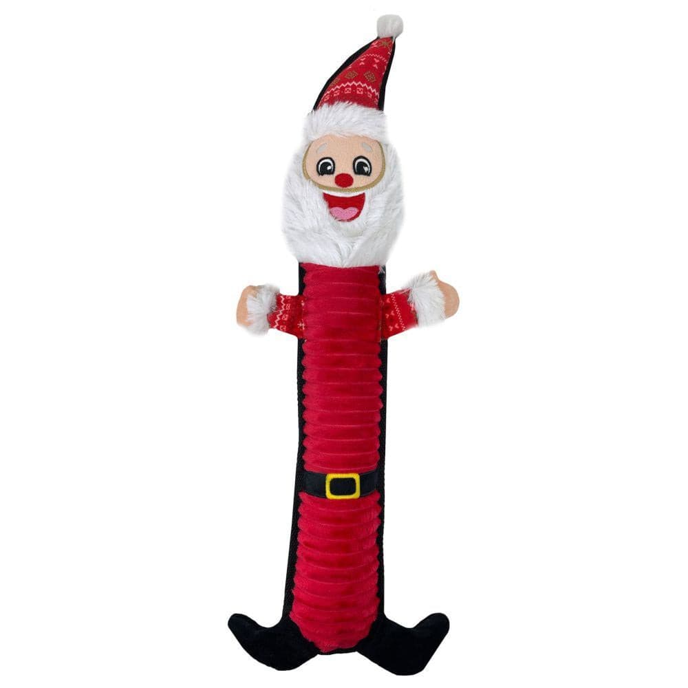 Snuggle Friends Christmas Plus Santa Stick 50cm, Pet Essentials Warehouse, pet Essentials Napier, Pet Essentials Online, christmas dog toys nz