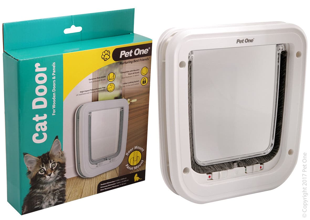 Pet One Cat Door Wood, Pet One Kiwipetz, pet essentials warehouse napier