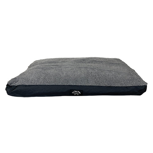 Its Bed Time All Terrain Cushion Wool Black, Pet Essentials Napier, Pets Warehouse, wool dog mattress, allpet nz dog beds, Pet Essentials Hastings