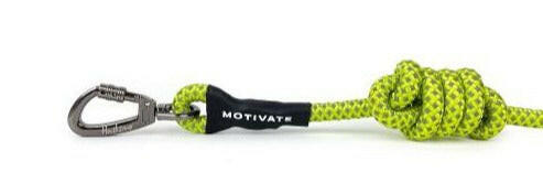 Huskimo Motivate Dog Lead Daintree, Rope dog lead, Pet Essentials Napier, Pets Warehouse, Pet Essentials Porirua, Huskimo green dog rope lead with safety clip