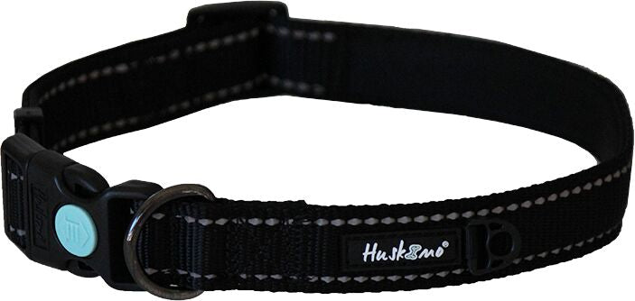 Huskimo Trekpro Dog Collar Dark Sky, Huskimo black dog collar, Pet Essentials Napier, Pets Warehouse, Pet Essentials Online, The Pet Centre Wellington 