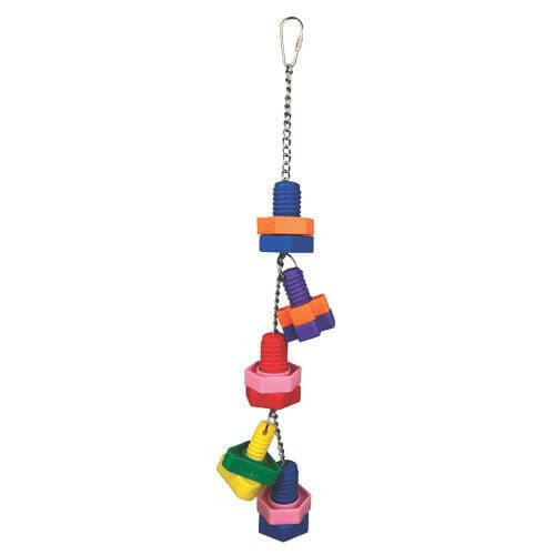 Avian Care Hanging Puzzle Nuts & Bolts - Allpet Bird Toys