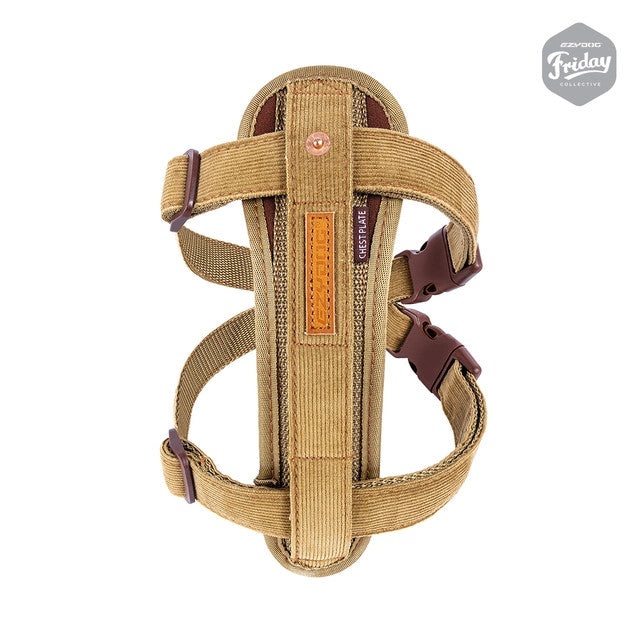 EzyDog Chest Plate Harness corduroy, pet essentials warehouse