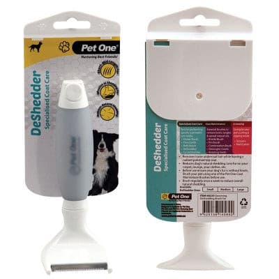 Pet One Grooming De Shedder Brush Large