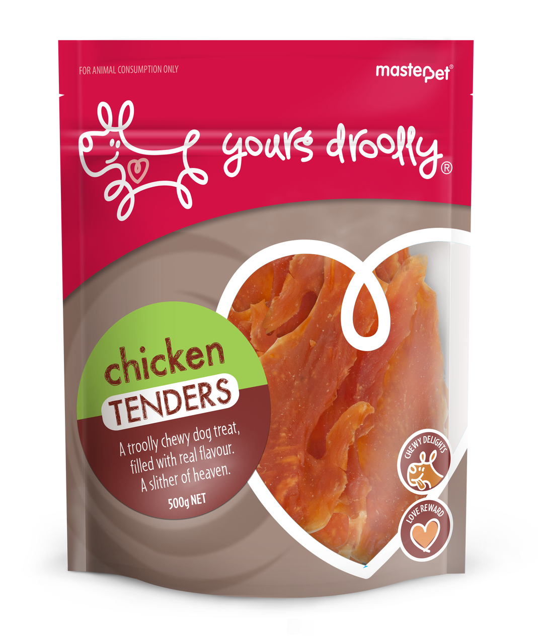 Yours Droolly Chicken Tenders Yours Droolly Chicken Tenders are delicious chewy treats that your pet will love, Pet Essentials Napier, Pets Warehouse