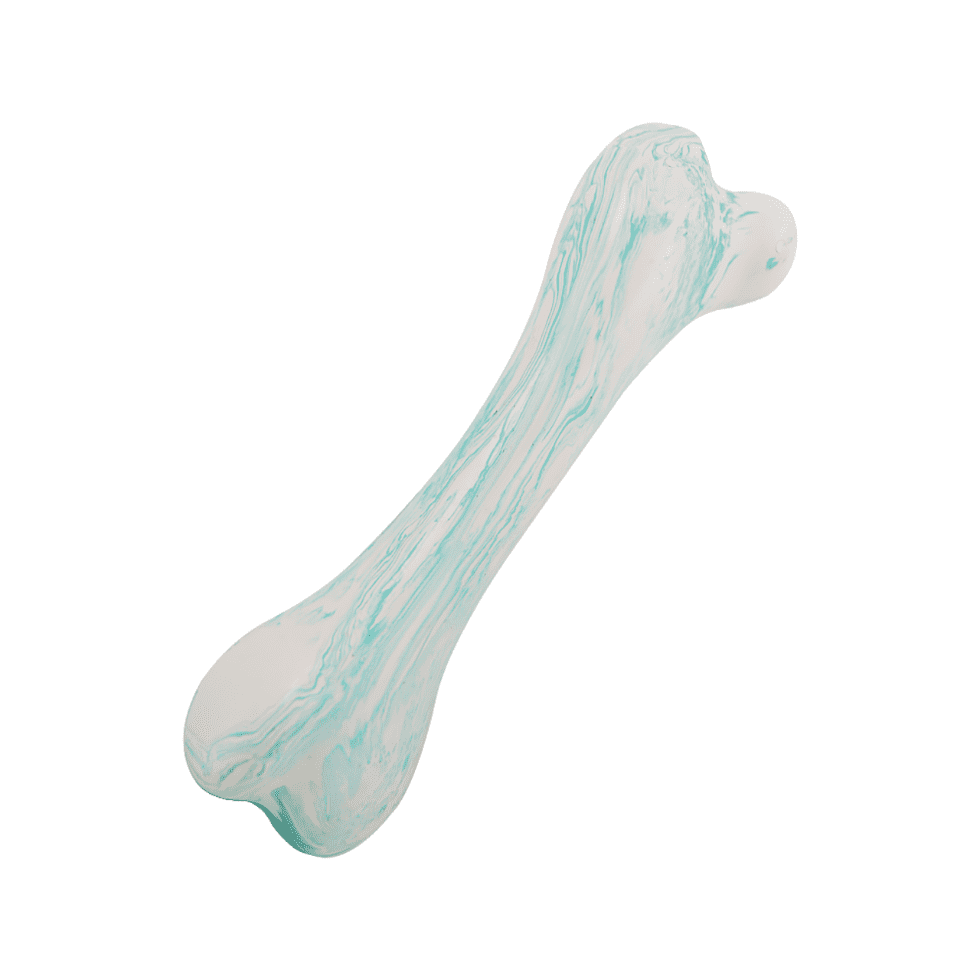 Yours Droolly Fresheeze Mint Bone Dog Toy, Pet Essentials Warehouse