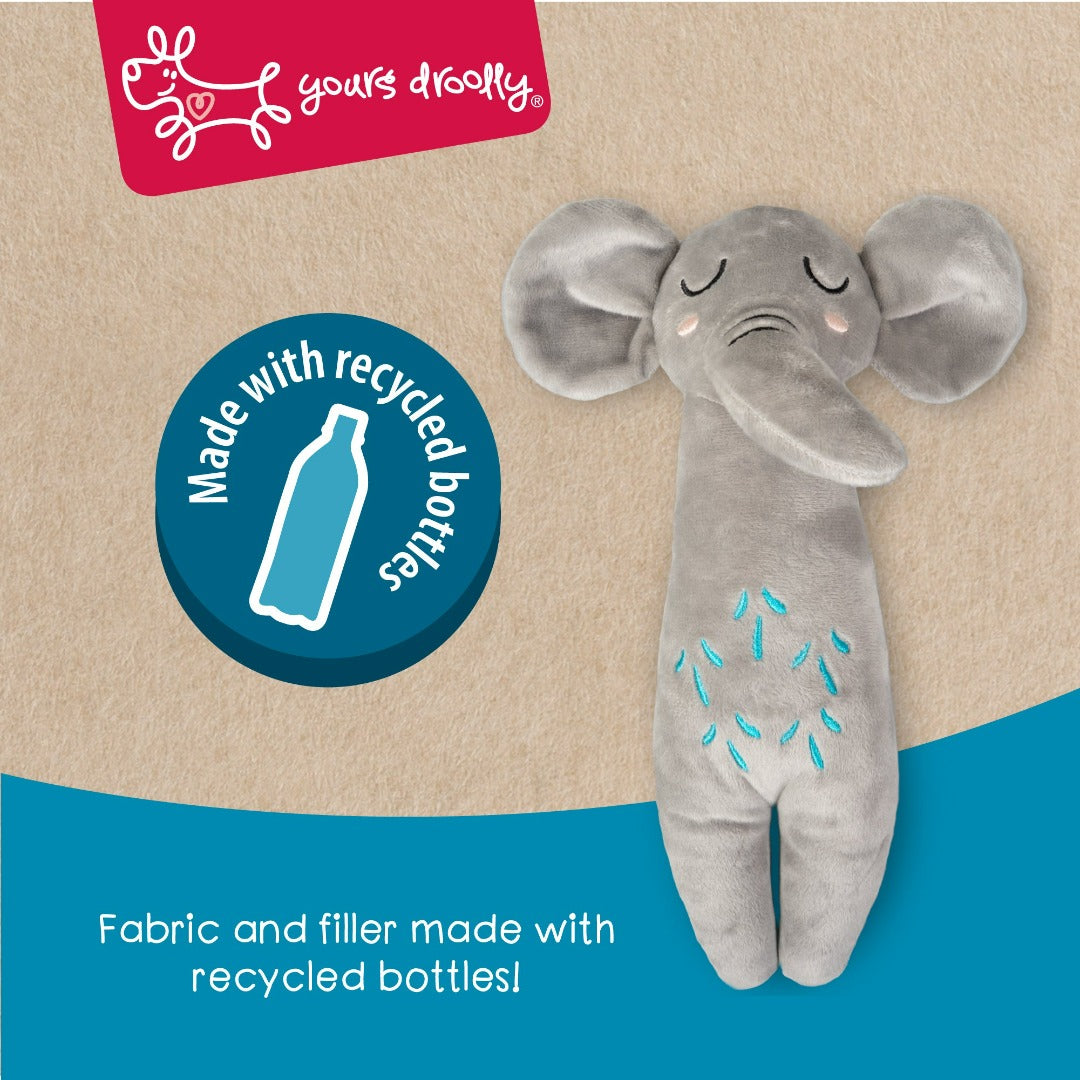 Yours Droolly Recyclies Elephant made from plastic bottle, pet essentials warehouse