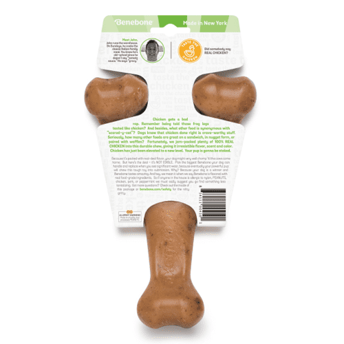 Benebone Wishbone Chicken Dog Toy, Pet Essentials Napier, Aniamtes Benebone dog toys, benebone wishbone chicken small barcode