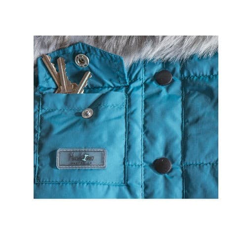 Coat Huskimo Everest Teal pocket