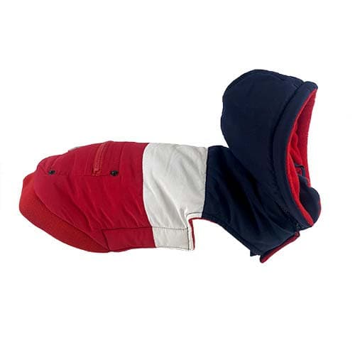 Huskimo Dog Coat Mt Buller Navy Red, Pet Essentials Warehouse Napeir