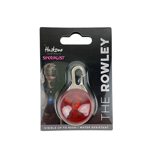 The Rowley LED Dog Night Light, LED walking light Red, Uluru, Dog LED collar light