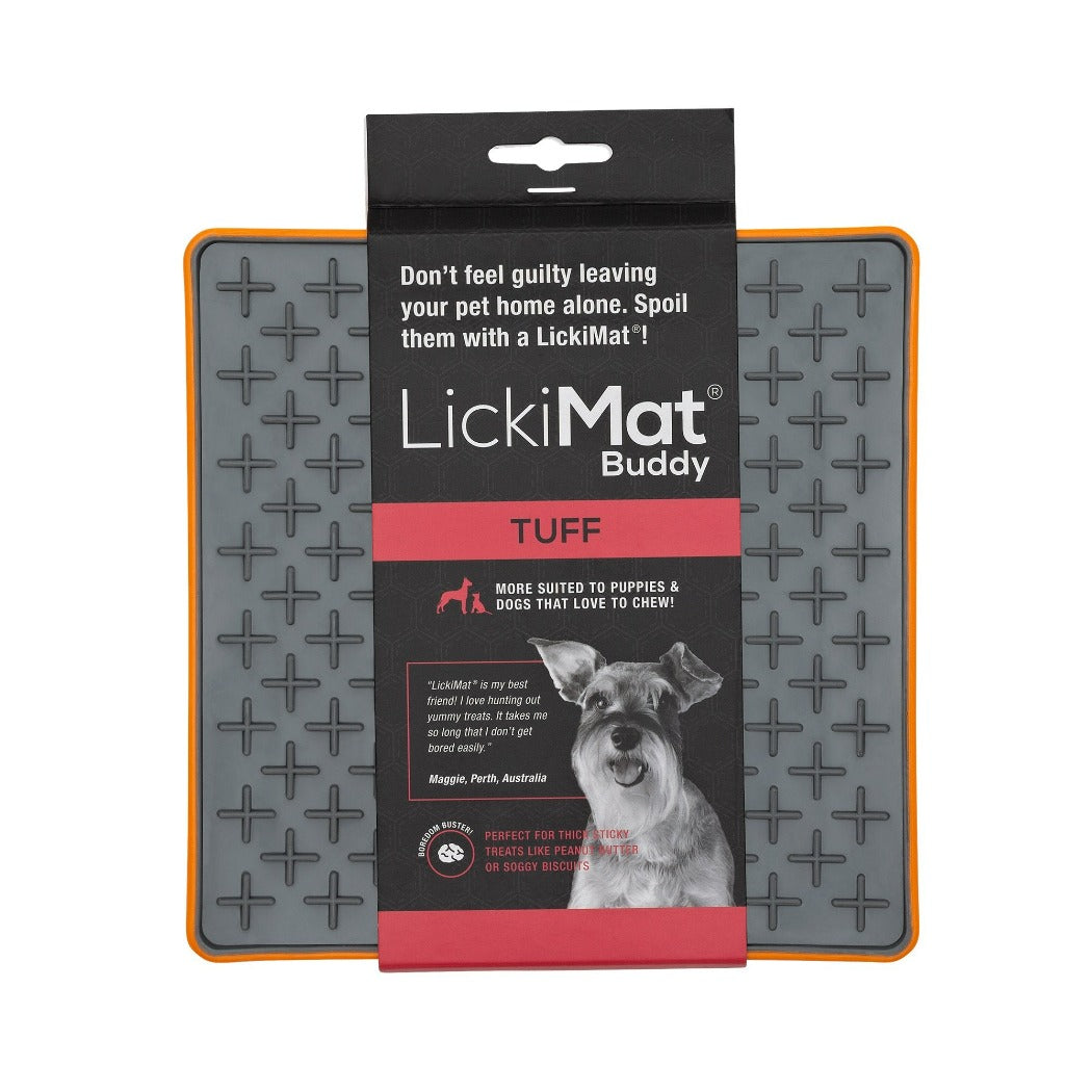 LickiMat Tuff Buddy orange, pet essentials warehouse, pet city,