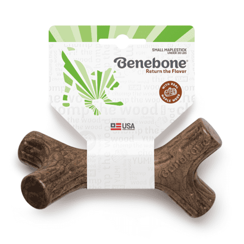 Benebone Maplestick Dog Toy, Pet Essentials Napier, Animates benebone dog toy, maple wood dog toy