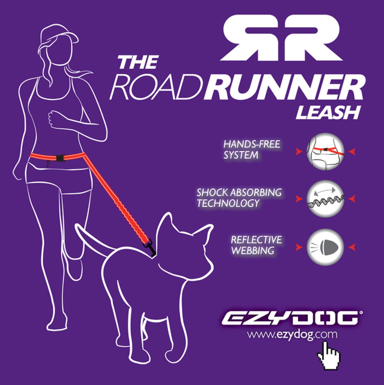 Ezydog Road Runner Lead 2.1m