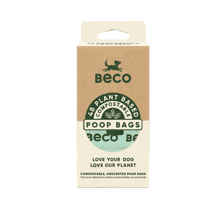 Beco Poop Bags Compostable 48pk, Dog poop bags, pet essentials warehouse napier, pet essentials