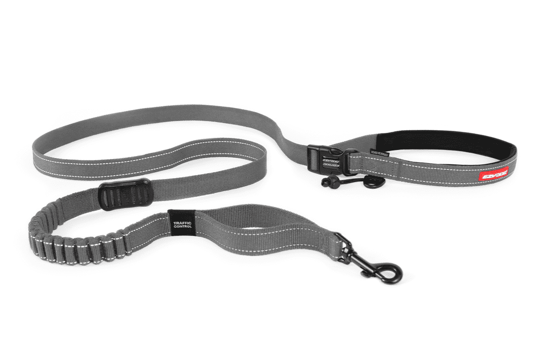 Ezydog Road Runner Lead 2.1m Grey ^LRR25GY, dog running leads nz, pet essentials warehouse napier, pet essentials porirua