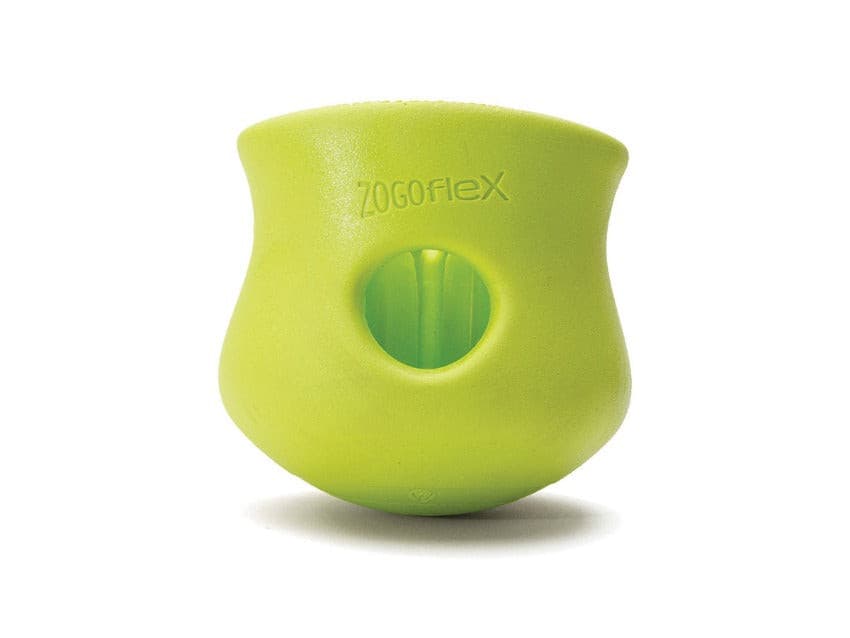 West Paw Toppl Granny Smith, Green Toppl Toy Small, Pet Essentials Warehouse